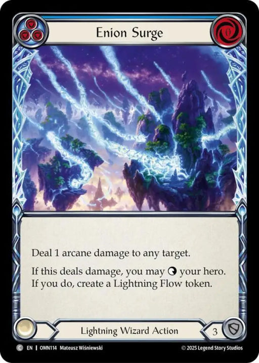 Enion Surge (Blue) (OMN114) [Omens of the Third Age]