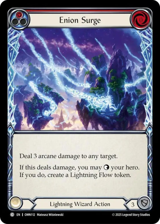 Enion Surge (Red) (OMN112) [Omens of the Third Age]