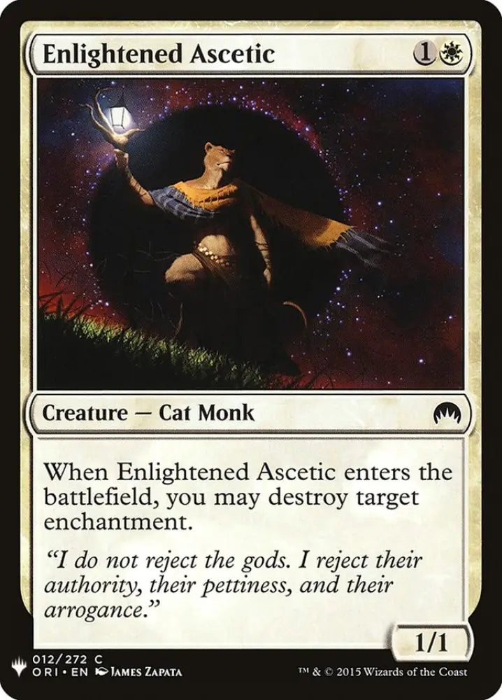 Enlightened Ascetic [Mystery Booster] - MTG Single