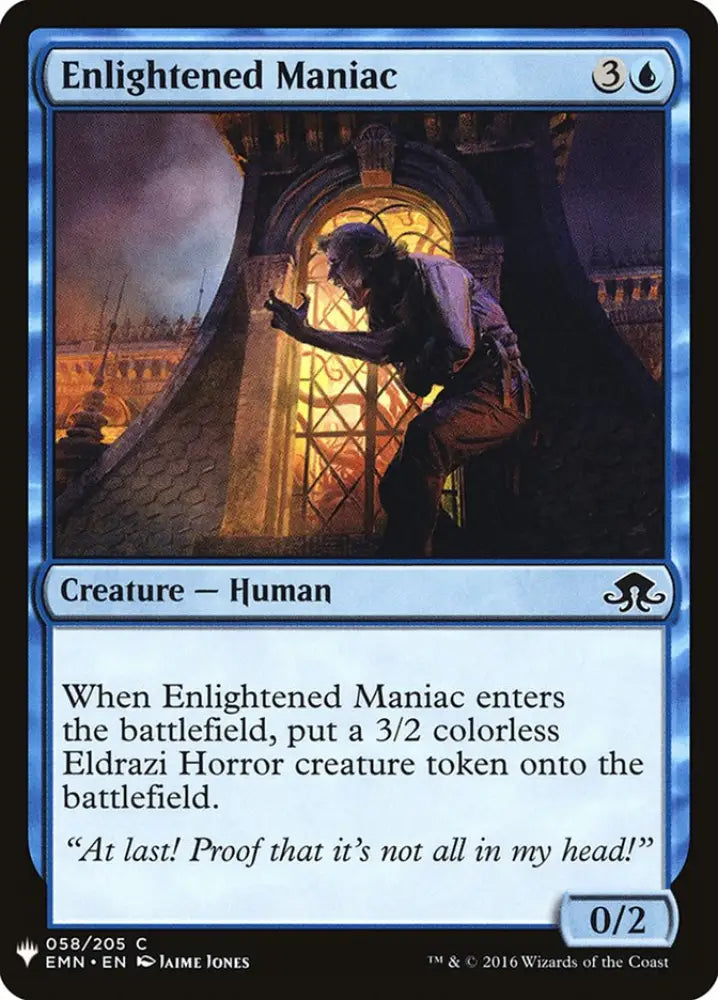 Enlightened Maniac [Mystery Booster] - MTG Single