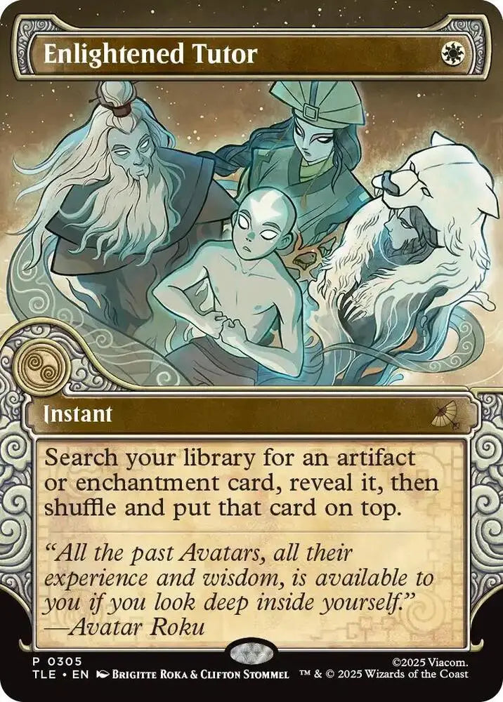 Enlightened Tutor (Showcase) (305) [Avatar: The Last Airbender: Eternal-Legal]
