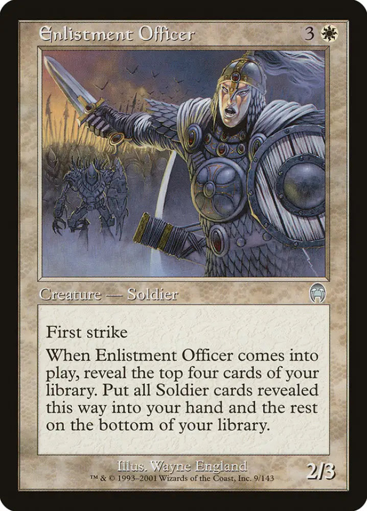 Enlistment Officer [Apocalypse] - MTG Single