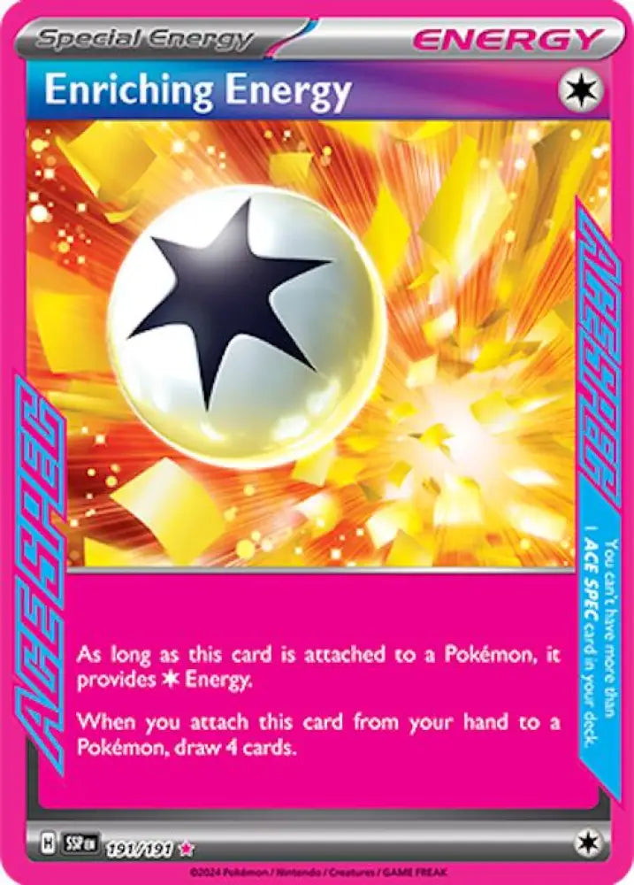 Enriching Energy (191/191) [Scarlet & Violet: Surging Sparks] - Pokemon Single