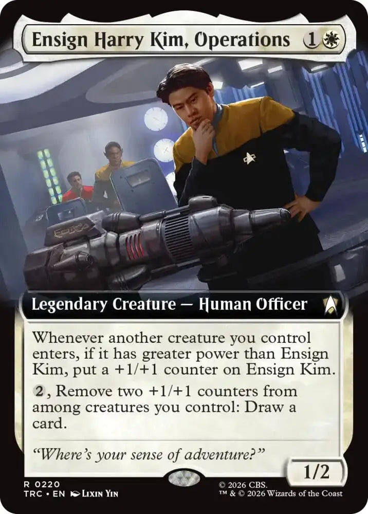 Ensign Harry Kim, Operations (Extended Art) (220) [Star Trek Commander]