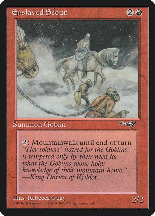 Enslaved Scout (Horse Art) [Alliances] - MTG Single