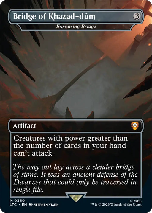 Ensnaring Bridge - Bridge of Khazad-dum [The Lord of the Rings: Tales of Middle-Earth Commander] - MTG Single