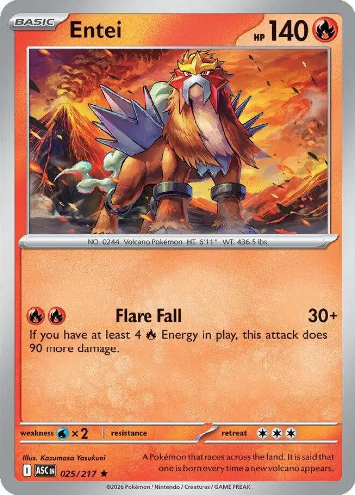 Entei (025/217) [ME: Ascended Heroes]