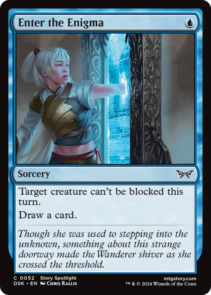 Enter the Enigma [Duskmourn: House of Horror] - MTG Single