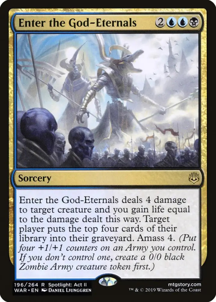 Enter the God-Eternals [War of the Spark] - MTG Single