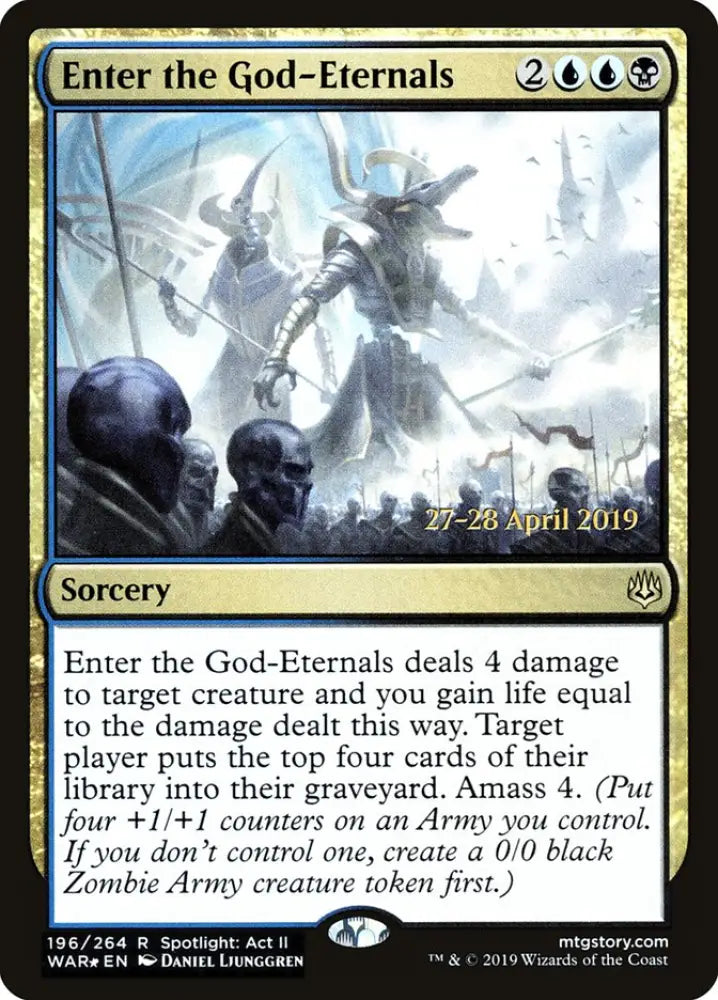 Enter the God-Eternals [War of the Spark Prerelease Promos] - MTG Single