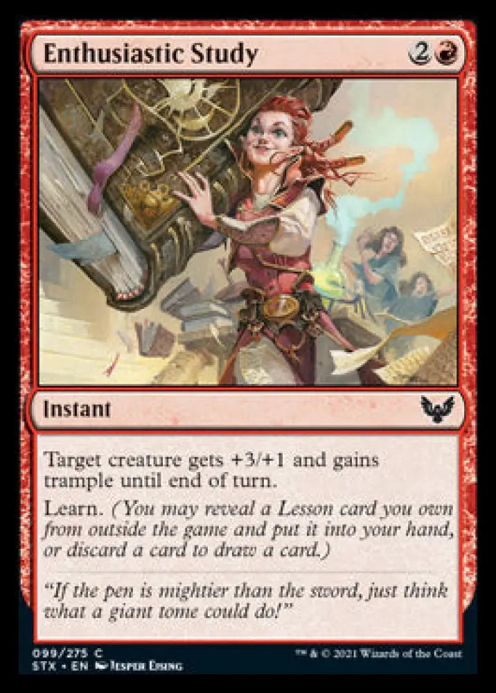 Enthusiastic Study [Strixhaven: School of Mages] - MTG Single