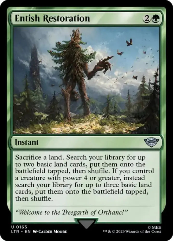 Entish Restoration [The Lord of the Rings: Tales of Middle-Earth] - MTG Single