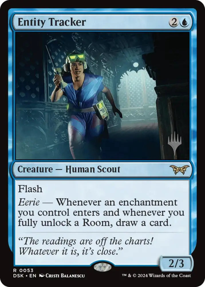 Entity Tracker (0053) (Promo Pack) [Duskmourn: House of Horror Promos] - MTG Single