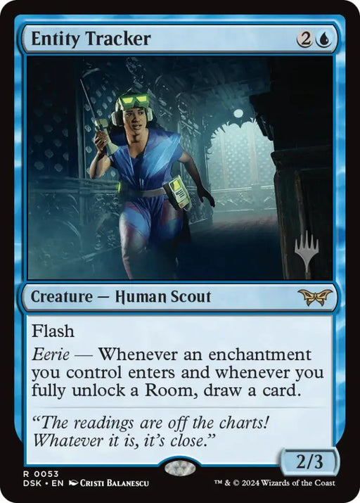 Entity Tracker (0053) (Promo Pack) [Duskmourn: House of Horror Promos] - MTG Single
