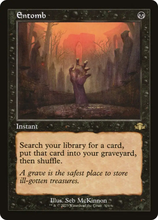 Entomb (Retro) [Dominaria Remastered] - MTG Single