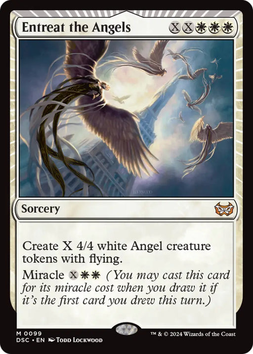 Entreat the Angels [Duskmourn: House of Horror Commander] - MTG Single