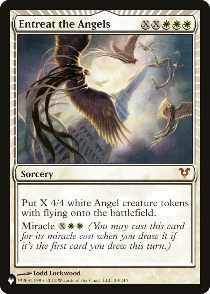 Entreat the Angels [Secret Lair: Angels] - MTG Single