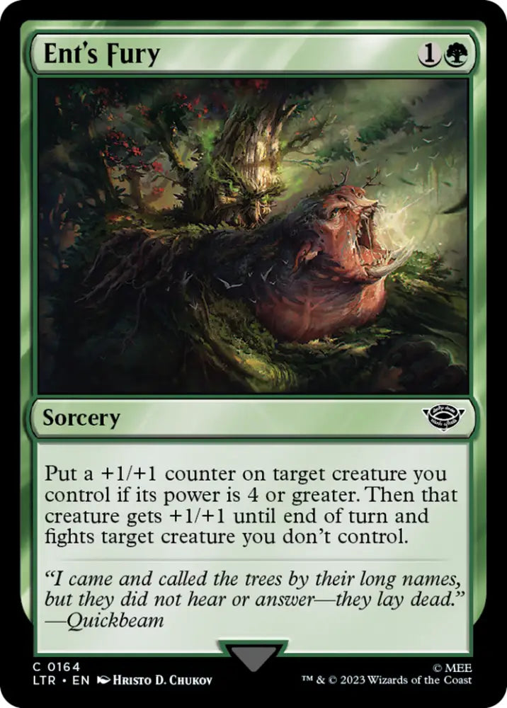 Ent’s Fury [The Lord of the Rings: Tales of Middle-Earth] - MTG Single