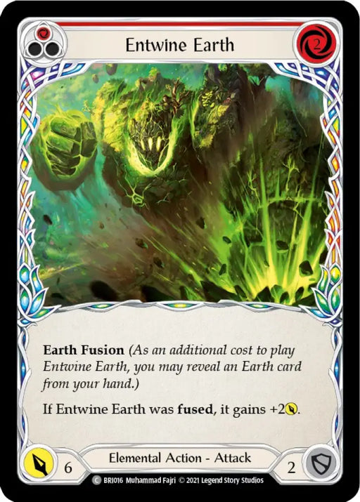 Entwine Earth (Red) [Tales of Aria Blitz Deck] 1st Edition Normal - Flesh And Blood Single