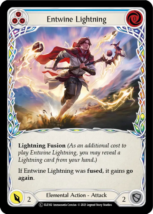 Entwine Lightning (Blue) [Tales of Aria Unlimited] Unlimited Normal - Flesh And Blood Single