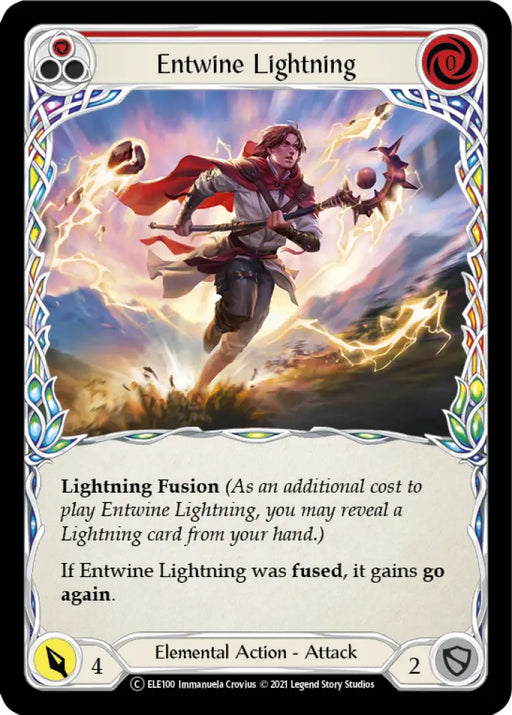 Entwine Lightning (Red) [Tales of Aria Unlimited] Unlimited Normal - Flesh And Blood Single