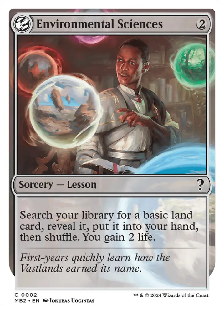 Environmental Sciences (White Border) [Mystery Booster 2] - MTG Single