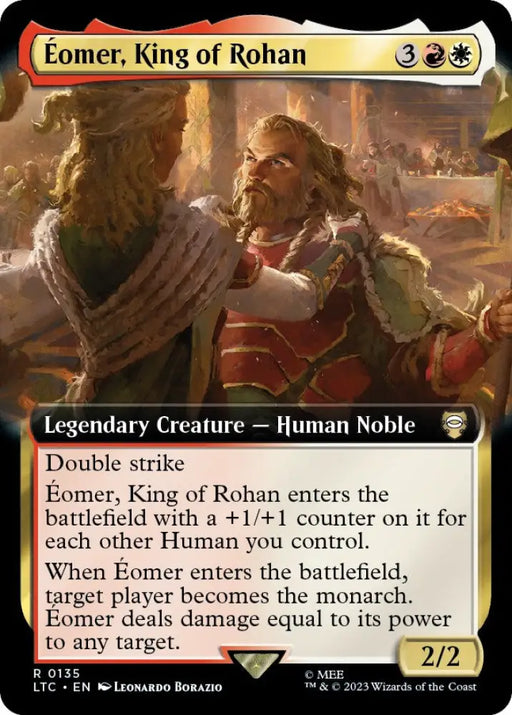 Eomer King of Rohan (Extended Art) [The Lord of the Rings: Tales of Middle-Earth Commander] - MTG Single