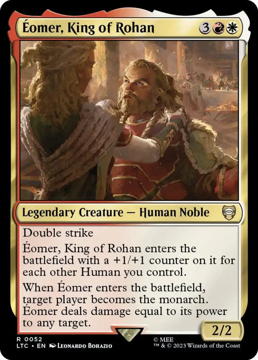 Eomer King of Rohan [The Lord of the Rings: Tales of Middle-Earth Commander] - MTG Single