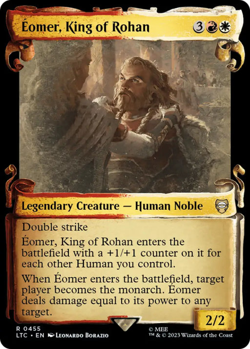 Eomer King of Rohan [The Lord of the Rings: Tales of Middle-Earth Commander Showcase Scrolls] - MTG Single