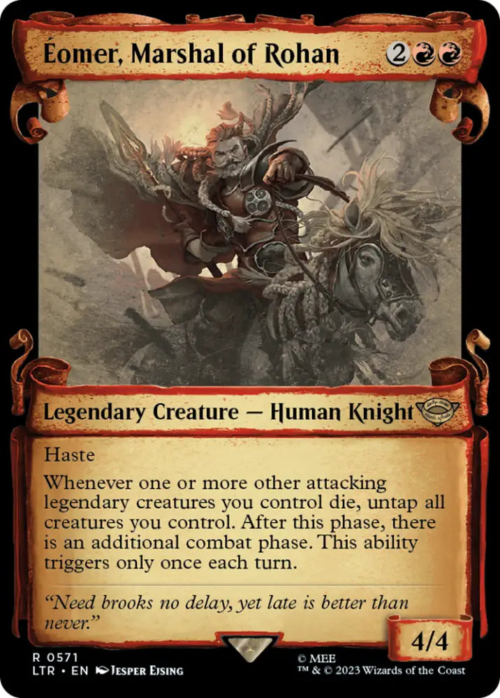 Eomer Marshal of Rohan [The Lord of the Rings: Tales of Middle-Earth Showcase Scrolls] - MTG Single