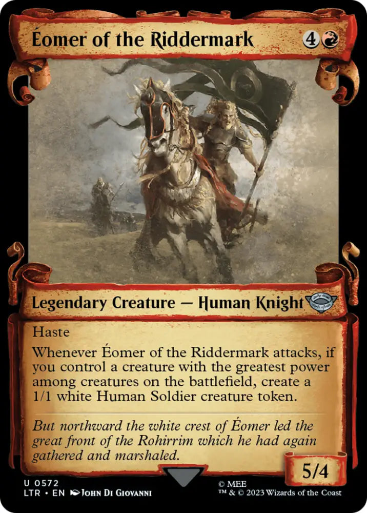 Eomer of the Riddermark [The Lord of the Rings: Tales of Middle-Earth Showcase Scrolls] - MTG Single