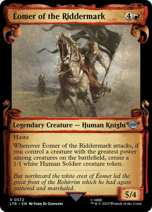 Eomer of the Riddermark [The Lord of the Rings: Tales of Middle-Earth Showcase Scrolls] - MTG Single