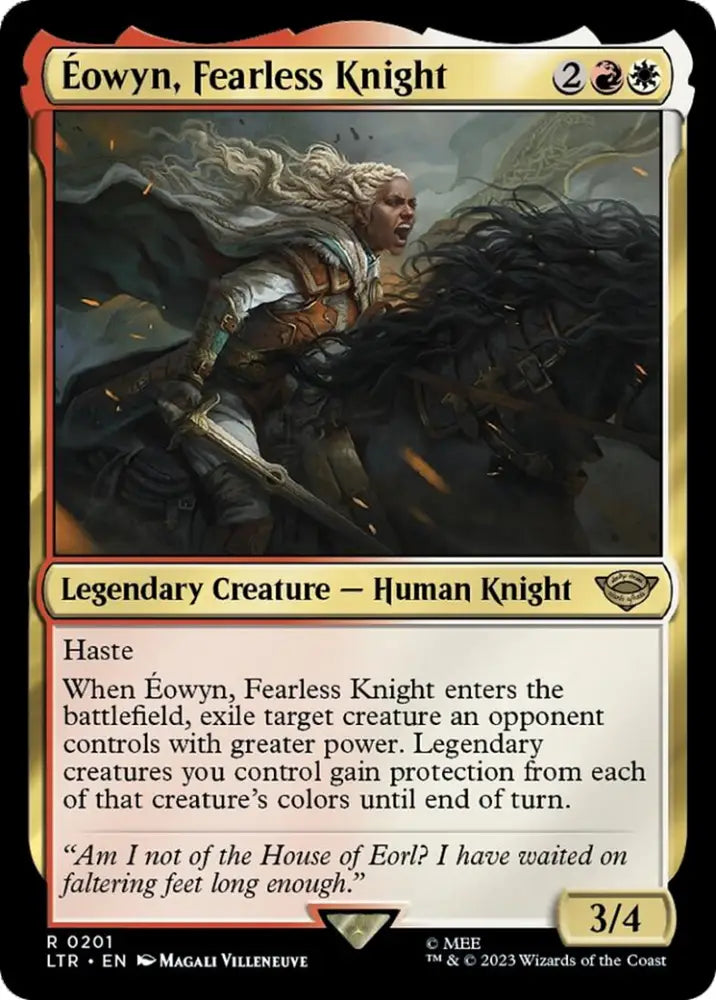 Eowyn Fearless Knight [The Lord of the Rings: Tales of Middle-Earth] - MTG Single
