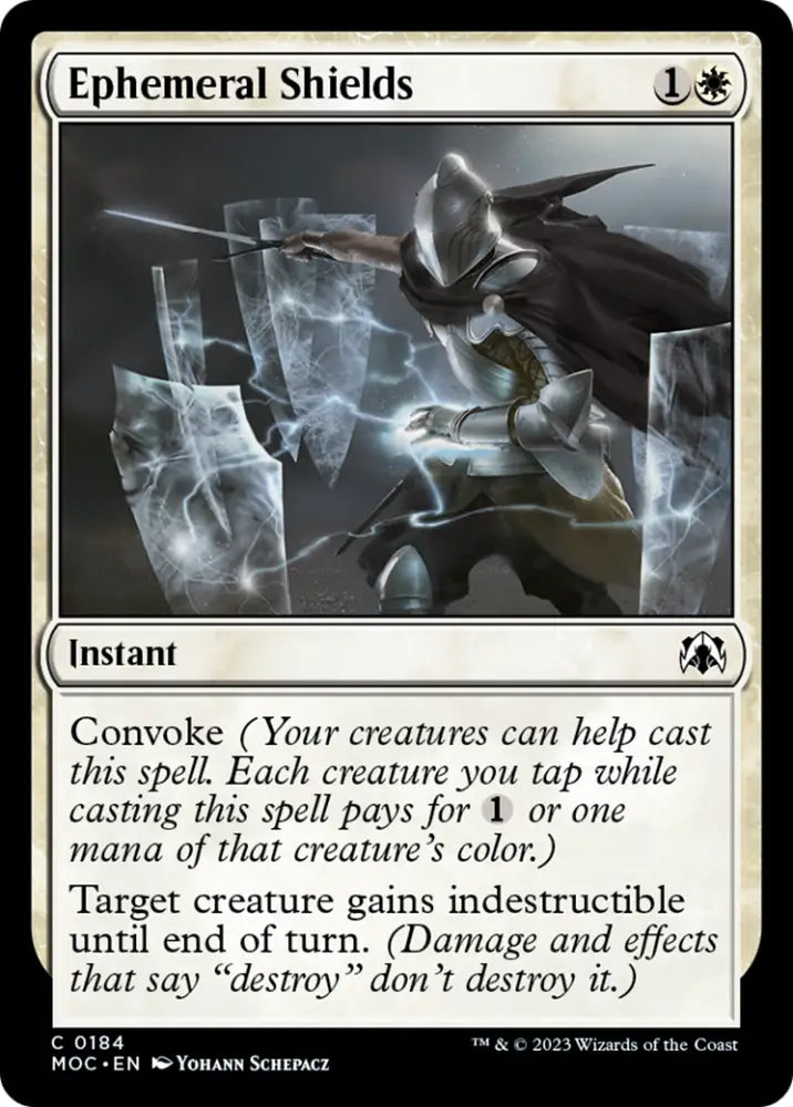 Ephemeral Shields [March of the Machine Commander] - MTG Single