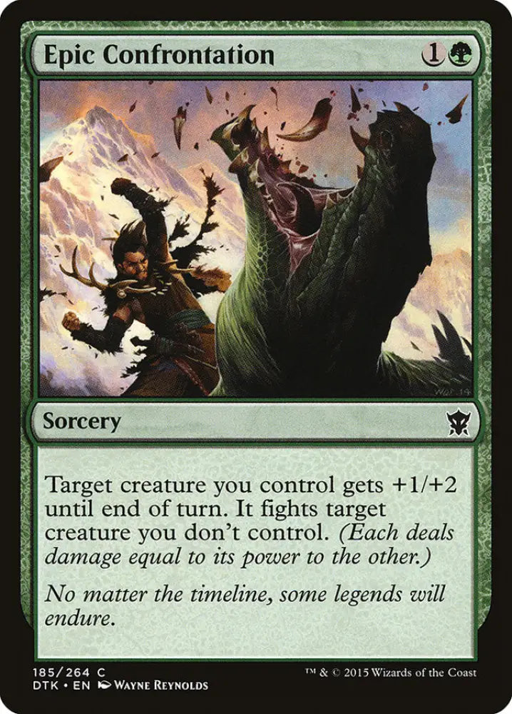 Epic Confrontation [Dragons of Tarkir] - MTG Single