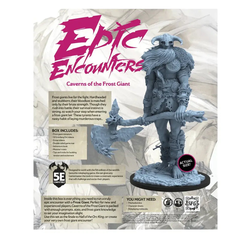 Epic Encounters: Caverns of the Frost Giant (EN) - Role Playing Game