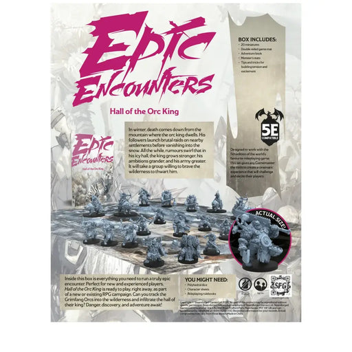 Epic Encounters: Halls of the Orc King (EN) - Role Playing Game