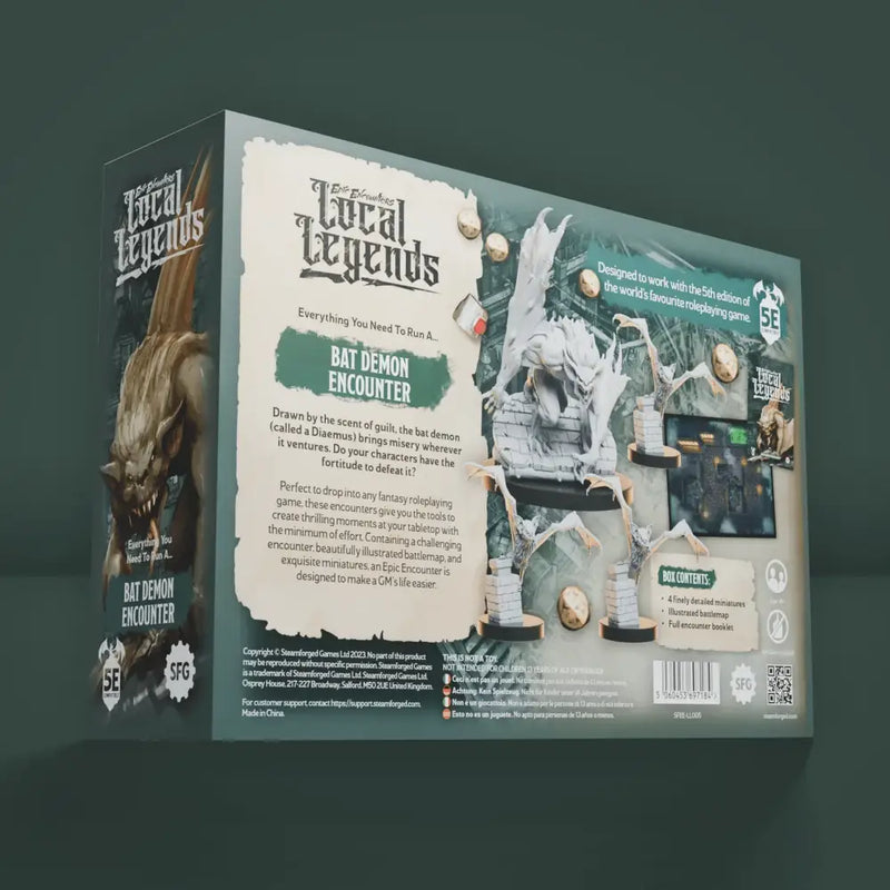 Epic Encounters: Local Legends: Bat Demon Encounter (EN) - Role Playing Game