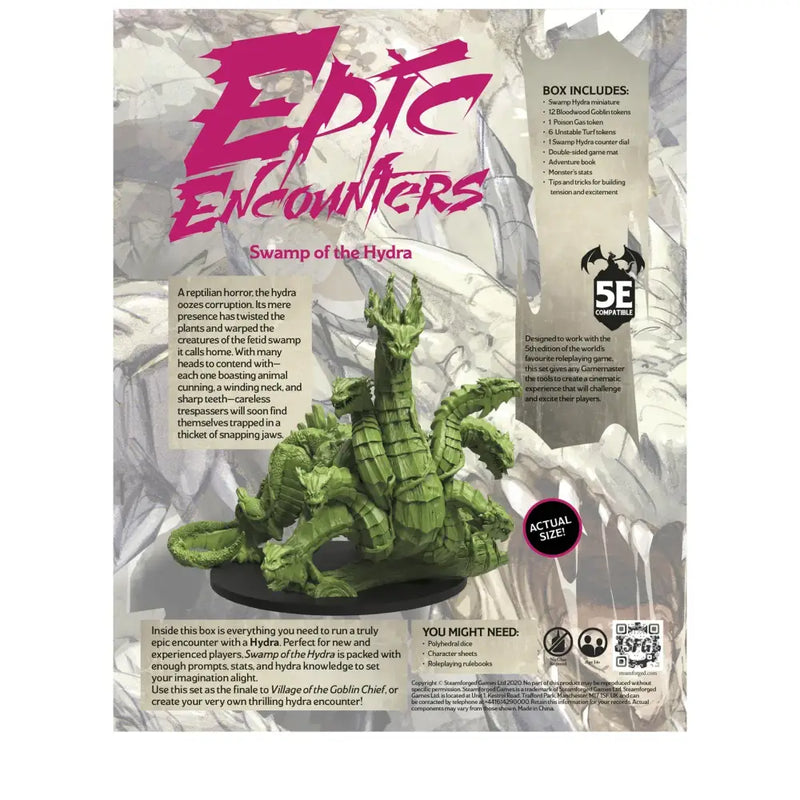 Epic Encounters: Swamp of the Hydra (EN) - Role Playing Game