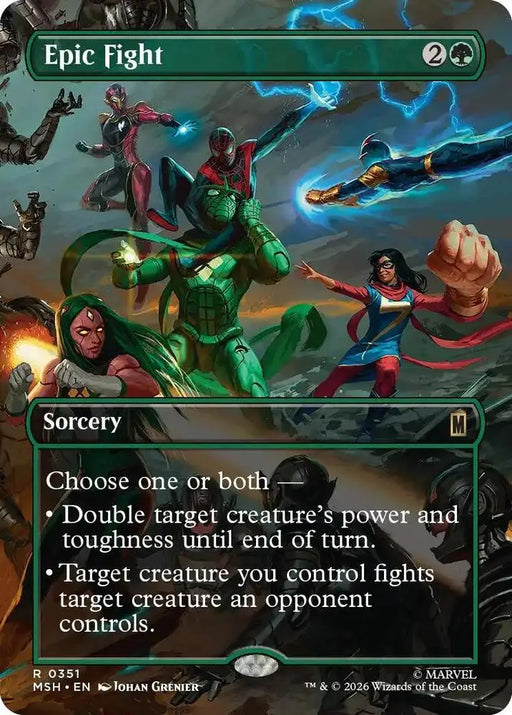 Epic Fight (Borderless) (351) [Marvel Super Heroes]