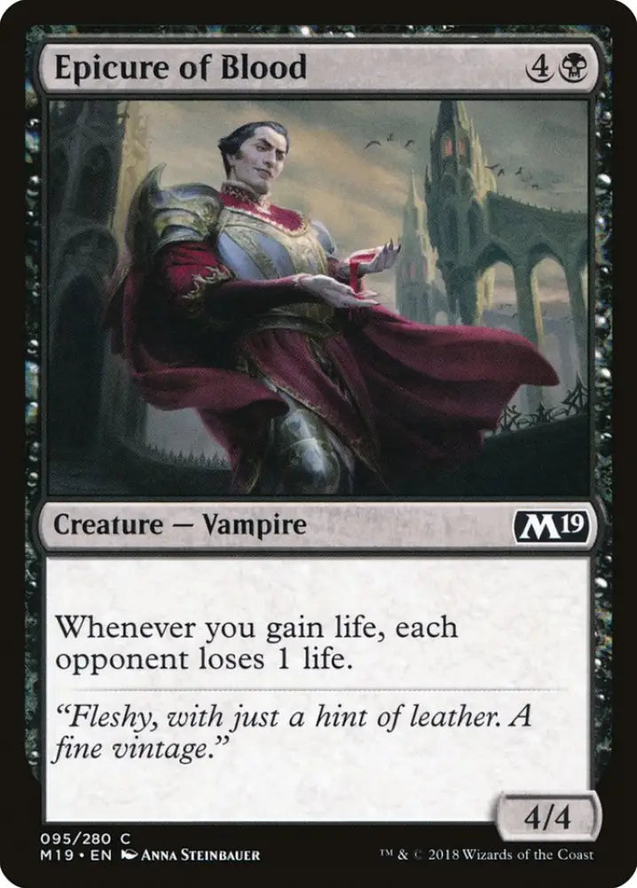 Epicure of Blood [Core Set 2019] - MTG Single