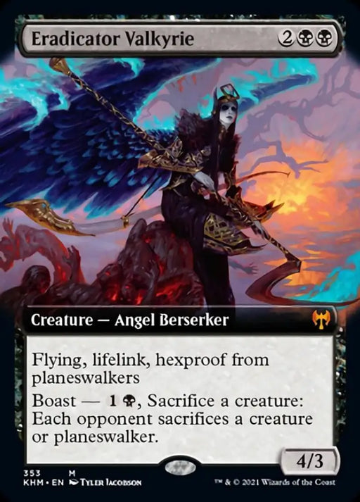 Eradicator Valkyrie (Extended Art) [Kaldheim] - MTG Single