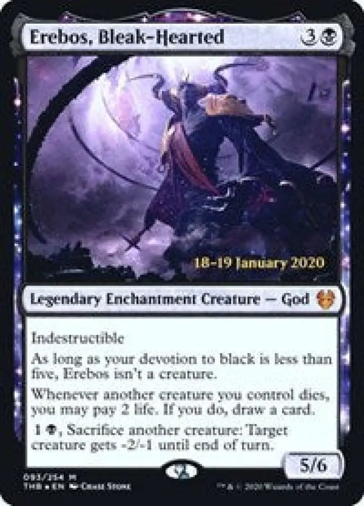 Erebos, Bleak-Hearted (93) [Prerelease Cards]