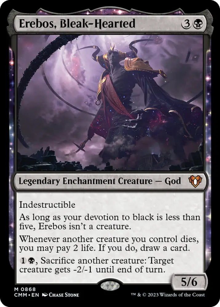 Erebos Bleak-Hearted [Commander Masters] - MTG Single