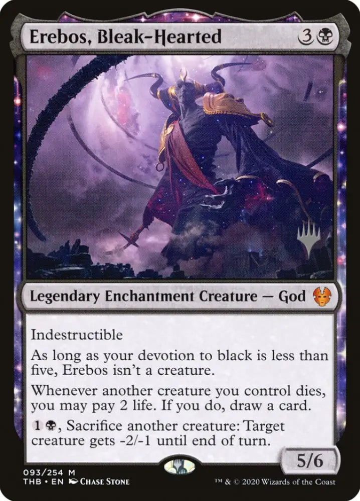 Erebos Bleak-Hearted (Promo Pack) [Theros Beyond Death Promos] - MTG Single