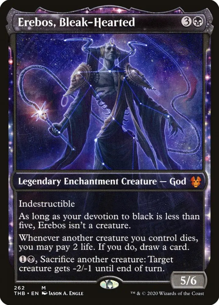 Erebos Bleak-Hearted (Showcase) [Theros Beyond Death] - MTG Single