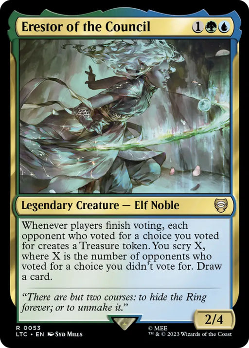 Erestor of the Council [The Lord of the Rings: Tales of Middle-Earth Commander] - MTG Single