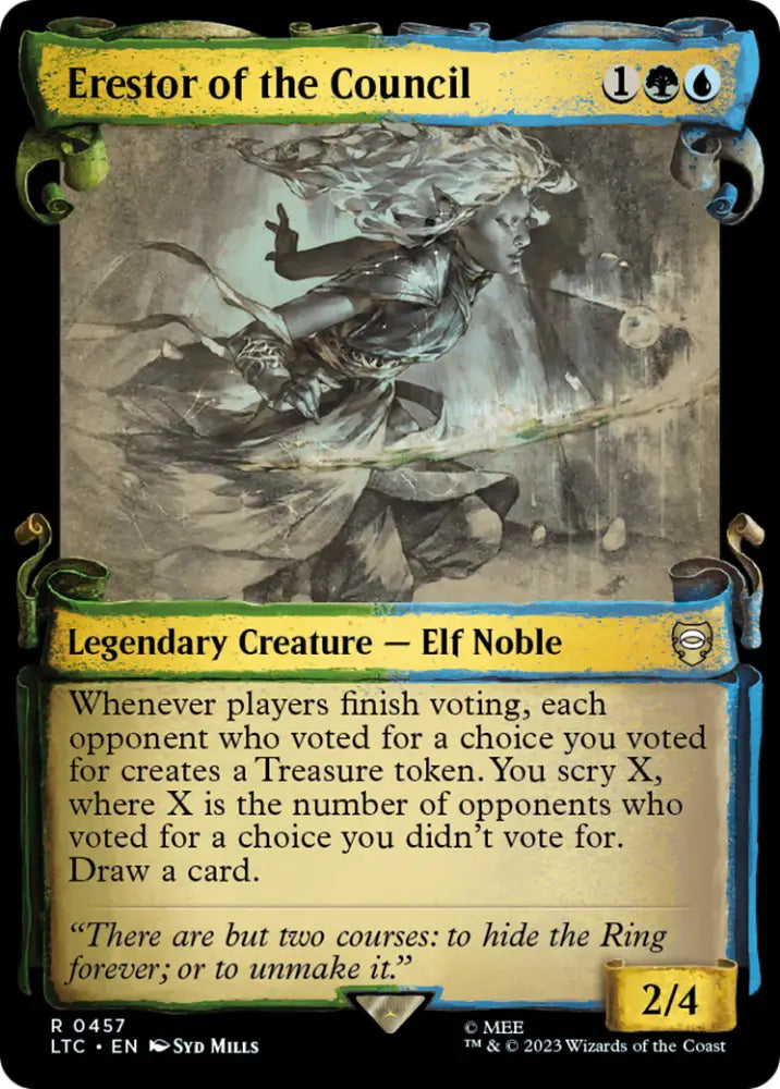 Erestor of the Council [The Lord of the Rings: Tales of Middle-Earth Commander Showcase Scrolls] - MTG Single
