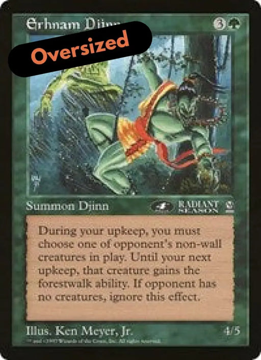 Erhnam Djinn (4th Place) (Oversized) [Oversize Cards] - MTG Single