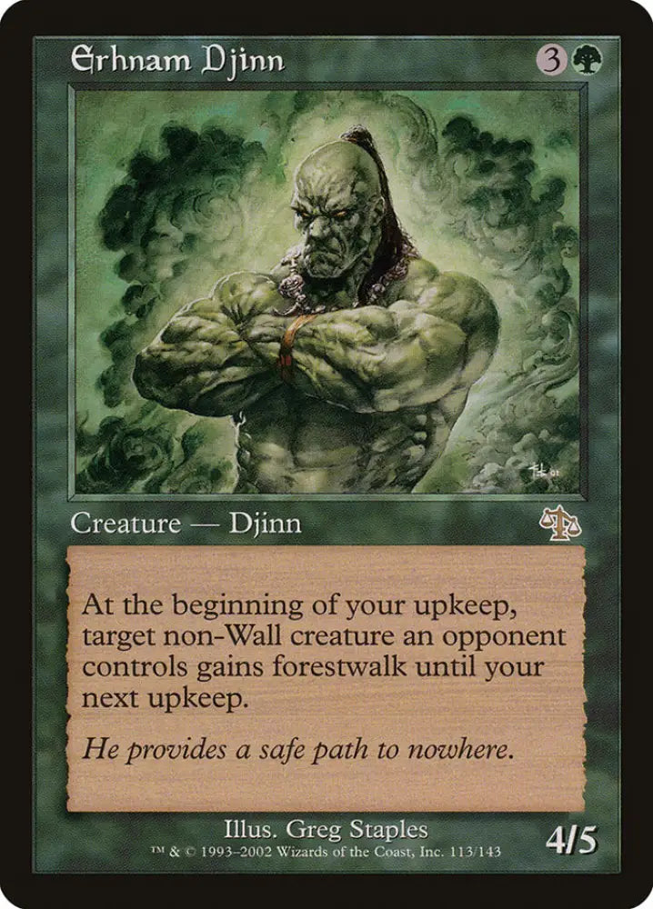 Erhnam Djinn [Judgment] - MTG Single